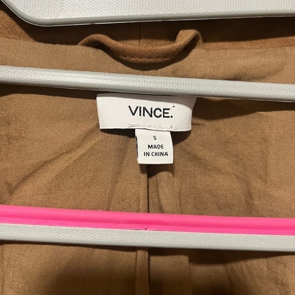 Vince Tan/Rust Suede Jacket Size S - Picture 5 of 9